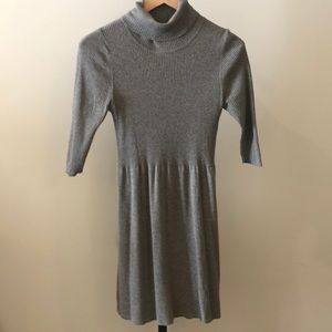 Cashmere sweater dress oatmeal grey